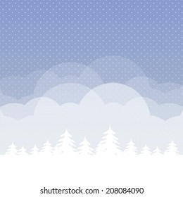 christmas background vector illustration