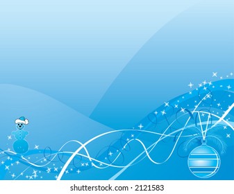 Christmas background, vector illustration