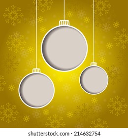 Christmas Background. Vector Illustration.