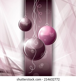 Christmas Background. Vector Illustration.