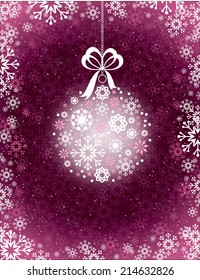 Christmas Background. Vector Illustration.