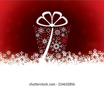 Christmas Background. Vector Illustration.
