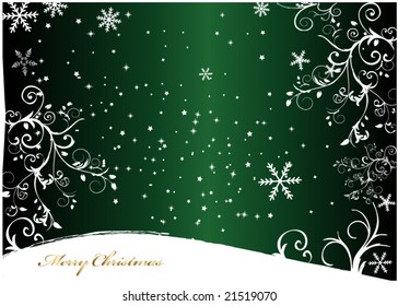 Christmas background - vector illustration