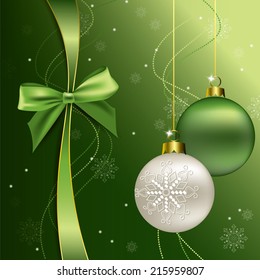 Christmas Background. Vector Illustration.