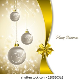 Christmas Background. Vector Illustration.