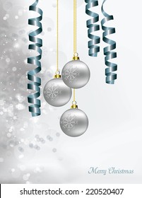 Christmas Background. Vector Illustration.
