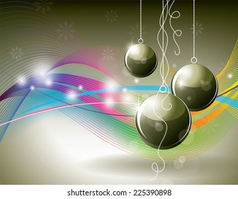 Christmas Background. Vector Illustration.