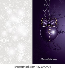 Christmas Background. Vector Illustration.