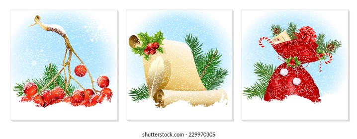 Christmas background. Vector illustration