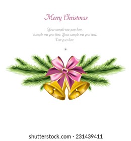 Christmas Background. Vector Illustration.