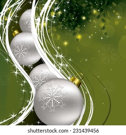Christmas Background. Vector Illustration.