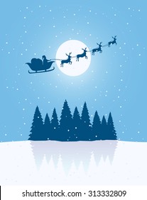 Christmas background, vector illustration