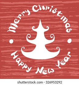 Christmas background/ Vector illustration