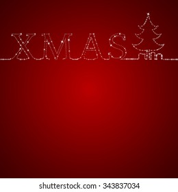 Christmas Background. Vector Illustration