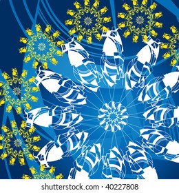 Christmas background, vector illustration