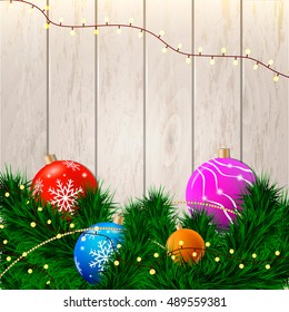 Christmas background. Vector illustration