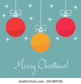 Christmas background. Vector illustration