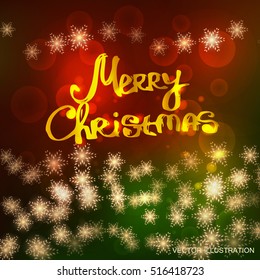 Christmas background. Vector illustration.