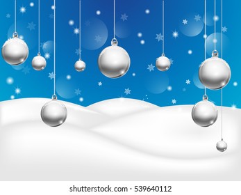 Christmas background. Vector illustration.