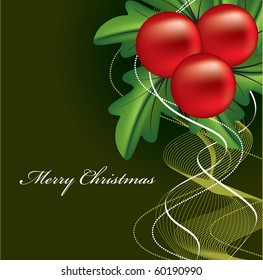 Christmas Background. Vector Illustration.