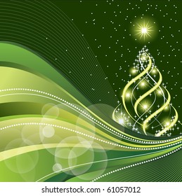 Christmas Background. Vector Illustration.