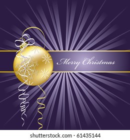 Christmas Background. Vector Illustration.