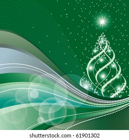 Christmas Background. Vector Illustration.