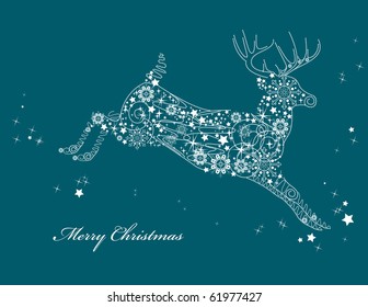 Christmas Background. Vector Illustration.