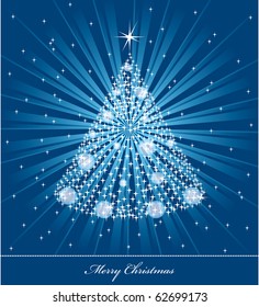 Christmas Background. Vector Illustration.