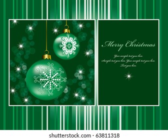 Christmas Background. Vector Illustration.