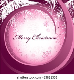 Christmas Background. Vector Illustration.