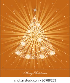 Christmas Background. Vector Illustration.