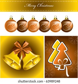 Christmas Background. Vector Illustration.