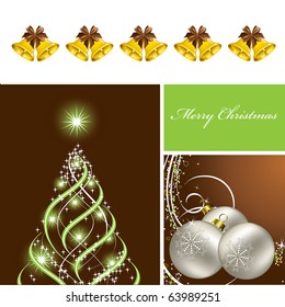 Christmas Background. Vector Illustration.