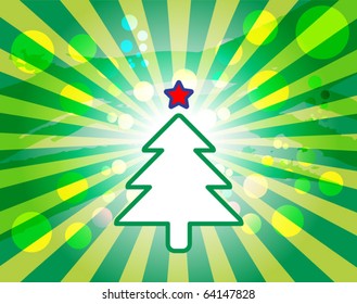 Christmas background, vector illustration