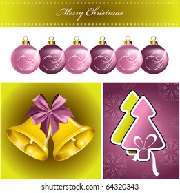 Christmas Background. Vector Illustration.