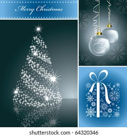 Christmas Background. Vector Illustration.