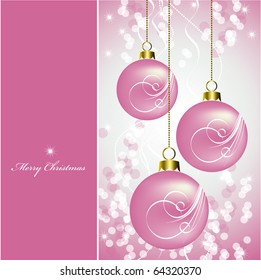 Christmas Background. Vector Illustration.