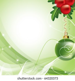 Christmas Background. Vector Illustration.