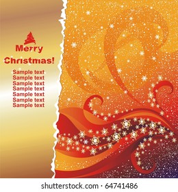 Christmas background. ( vector illustration)
