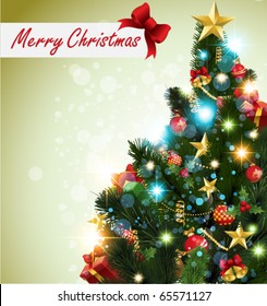 Christmas Background. Vector Illustration.