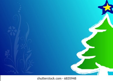 Christmas background vector illustration