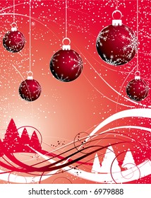 Christmas background. Vector illustration