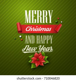 Weihnachtlicher Hintergrund. Vektorgrafik.