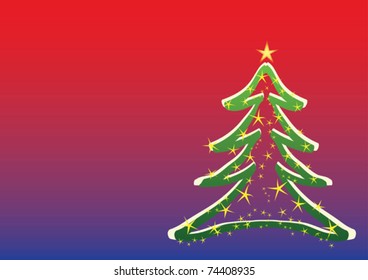 christmas background vector illustration