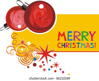 Christmas background. Vector Illustration