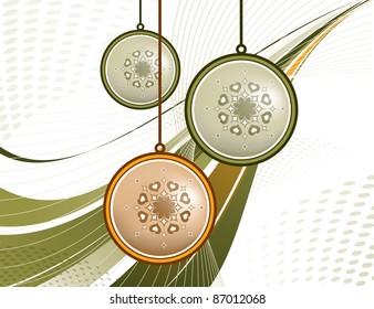 Christmas Background. Vector Illustration.