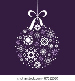 Christmas Background. Vector Illustration.