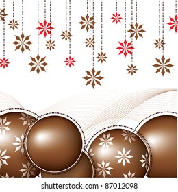 Christmas Background. Vector Illustration.