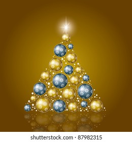 Christmas Background. Vector Illustration.